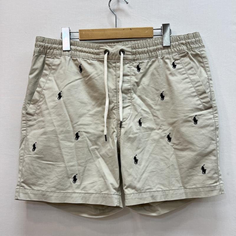 ポロラルフローレン POLO RALPH LAUREN パンツ ショートパンツ ストレッチコットン イージーショーツ ポニー刺繍 L ベージュ / ベージュ / beige メンズ USED 古着 中古 50164215