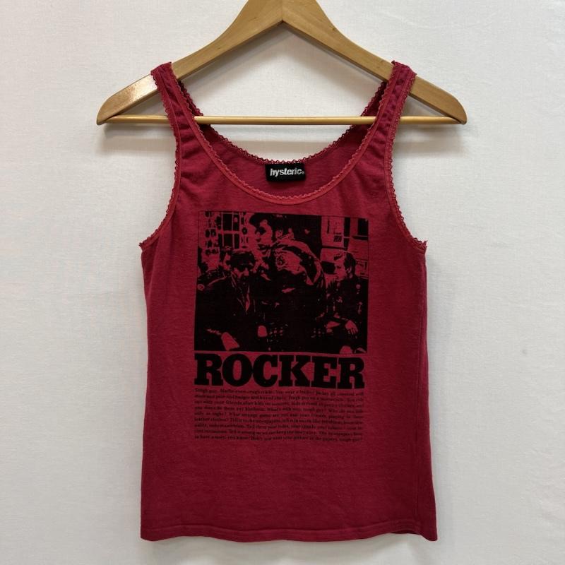 ヒステリックグラマー HYSTERIC GLAMOUR タンクトップ タンクトップ 00s ROCKER タンクトップ ヴィンテージ y2k FREE 赤 / レッド / red レディース USED 古着 中古 50164217