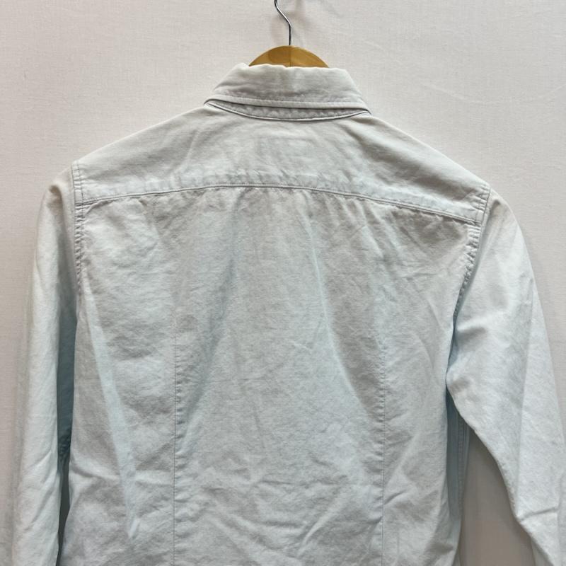 ヒステリックグラマー HYSTERIC GLAMOUR シャツ、ブラウス 長袖 00s スター ロゴ ボタンダウンシャツ ヴィンテージ y2k - 水色 / ライトブルー / レディース USED 古着 中古 50164219