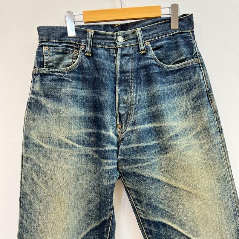 エヴィス EVISU パンツ デニム、ジーンズ No2 カモメ ペイント デニムパンツ 31インチ メンズ USED 古着 中古 50164220