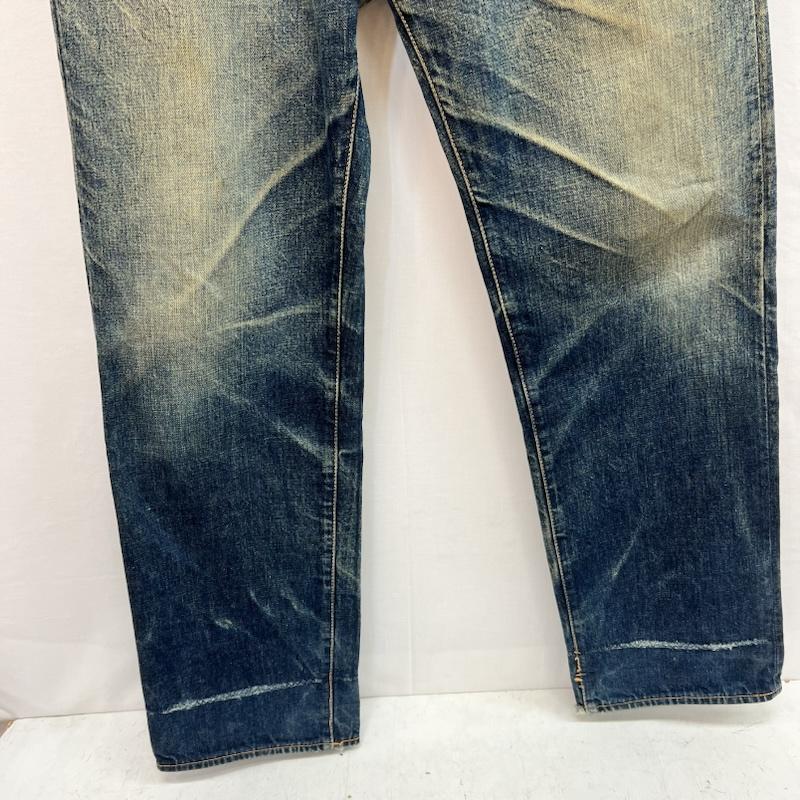 エヴィス EVISU パンツ デニム、ジーンズ No2 カモメ ペイント デニムパンツ 31インチ メンズ USED 古着 中古 50164220