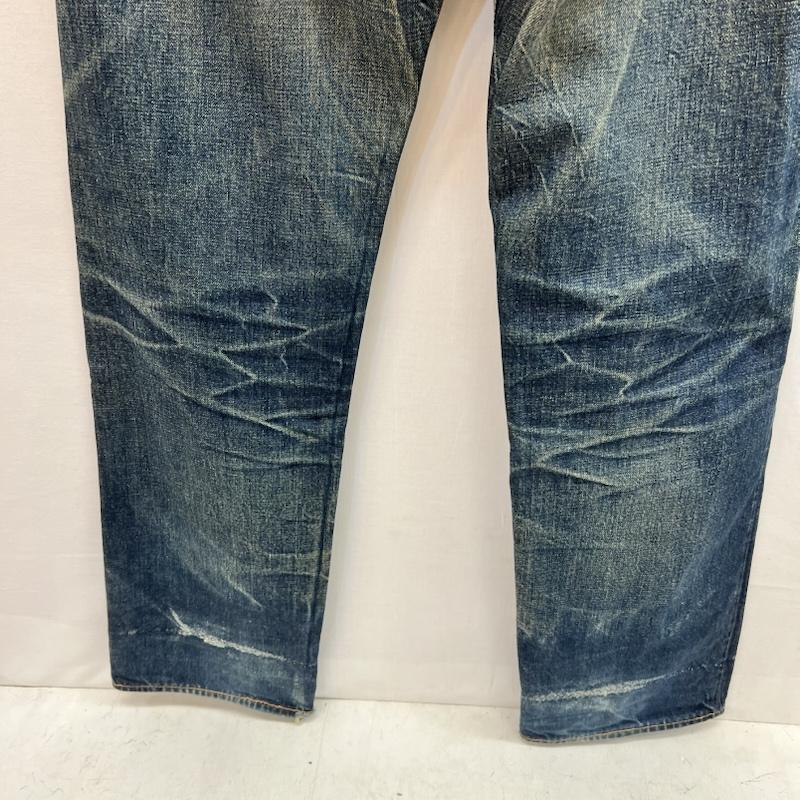エヴィス EVISU パンツ デニム、ジーンズ No2 カモメ ペイント デニムパンツ 31インチ メンズ USED 古着 中古 50164220