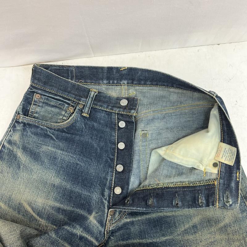 エヴィス EVISU パンツ デニム、ジーンズ No2 カモメ ペイント デニムパンツ 31インチ メンズ USED 古着 中古 50164220