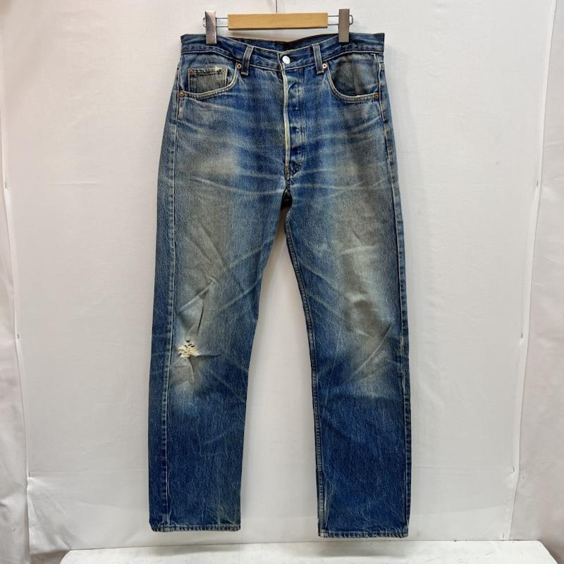 リーバイス Levi s パンツ デニム、ジーンズ 80s USA製 501 デニムパンツ ボタン裏653 ビンテージ 34インチ メンズ USED 古着 中古 50164222