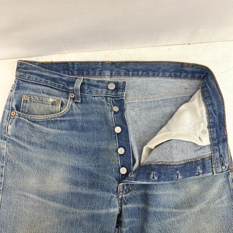 リーバイス Levi s パンツ デニム、ジーンズ 80s USA製 501 デニムパンツ ボタン裏653 ビンテージ 34インチ メンズ USED 古着 中古 50164222