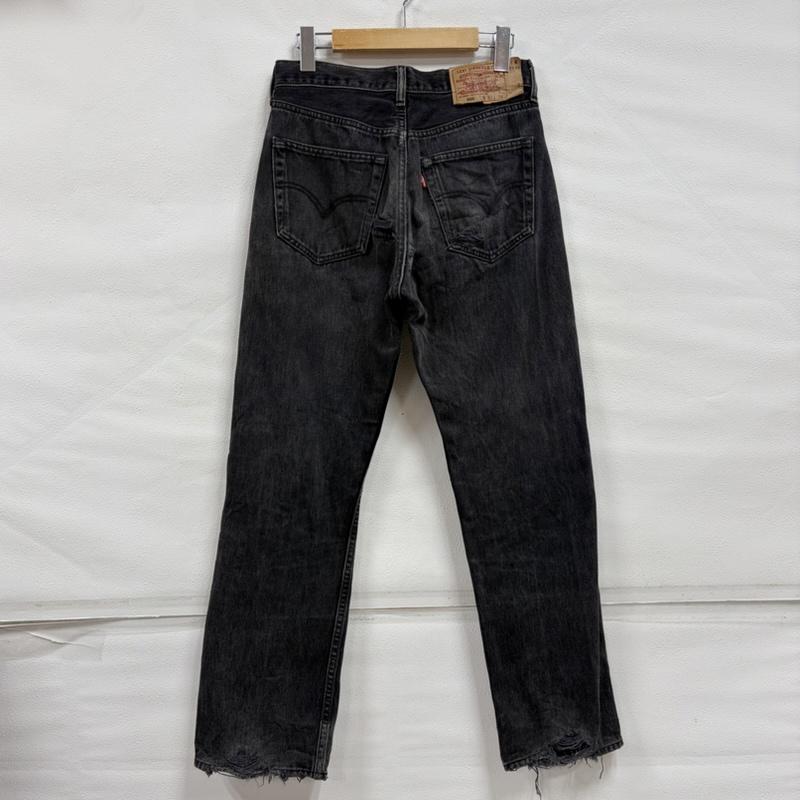 リーバイス Levi s パンツ デニム、ジーンズ 501 ブラックデニム フェード フィリピン製 ヴィンテージ 30インチ 黒 / ブラック / black メンズ USED 古着 中古 50164223