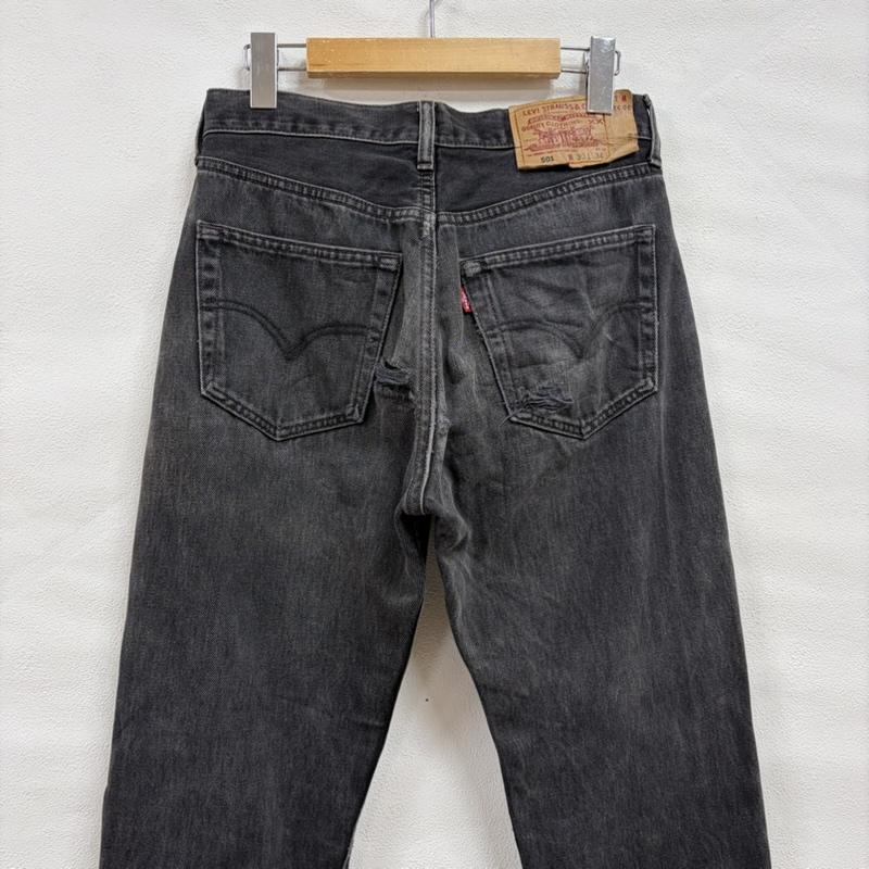 リーバイス Levi s パンツ デニム、ジーンズ 501 ブラックデニム フェード フィリピン製 ヴィンテージ 30インチ 黒 / ブラック / black メンズ USED 古着 中古 50164223
