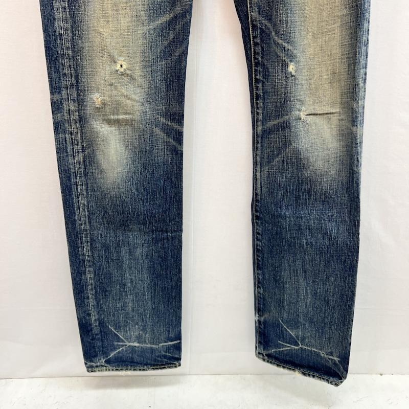 ヒステリックグラマー HYSTERIC GLAMOUR パンツ デニム、ジーンズ 00s ノブスリム ヴィンテージ加工 スタッズ デニム 4AP-2343 32インチ メンズ USED 古着 中古 50164224