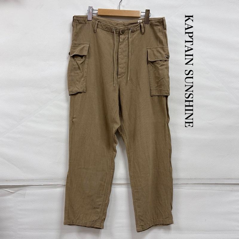 古着 USED パンツ ワークパンツ、ペインターパンツ KAPTAIN SUNSHINE キャプテンサンシャイン コットン リネン シルク カーゴパンツ KS21SPT12 0 無地 ベージュ / ベージュ / beige メンズ USED 古着 中古 50164227