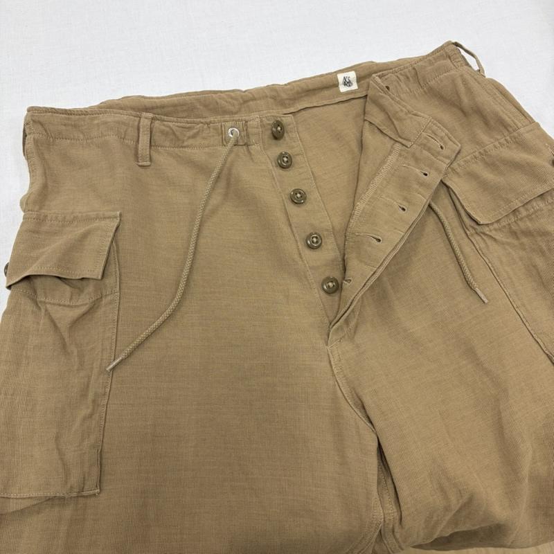 古着 USED パンツ ワークパンツ、ペインターパンツ KAPTAIN SUNSHINE キャプテンサンシャイン コットン リネン シルク カーゴパンツ KS21SPT12 0 無地 ベージュ / ベージュ / beige メンズ USED 古着 中古 50164227