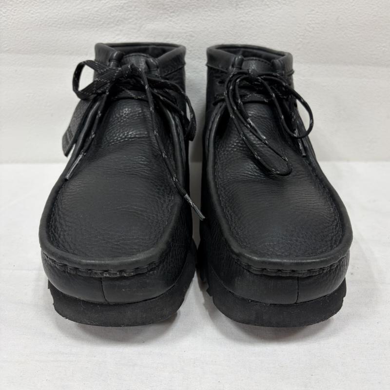 クラークス オリジナルズ Clarks Originals 革靴 革靴 ワラビー デッキシューズ チャッカブーツ GORE-TEX ゴアテックス レザー 28.0cm 無地 黒 / ブラック / black メンズ USED 古着 中古 50164234