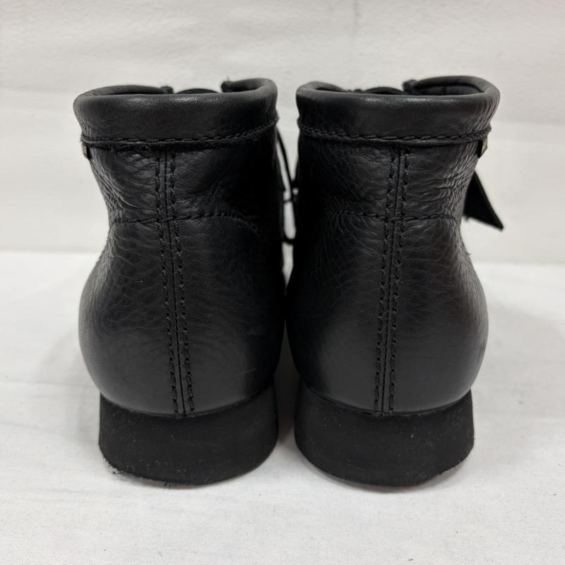 クラークス オリジナルズ Clarks Originals 革靴 革靴 ワラビー デッキシューズ チャッカブーツ GORE-TEX ゴアテックス レザー 28.0cm 無地 黒 / ブラック / black メンズ USED 古着 中古 50164234