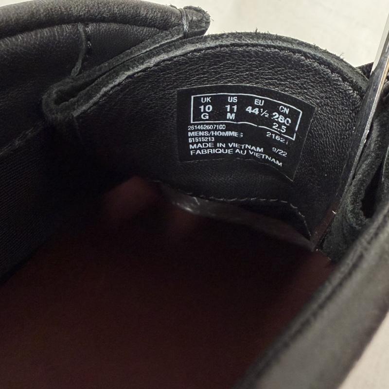 クラークス オリジナルズ Clarks Originals 革靴 革靴 ワラビー デッキシューズ チャッカブーツ GORE-TEX ゴアテックス レザー 28.0cm 無地 黒 / ブラック / black メンズ USED 古着 中古 50164234