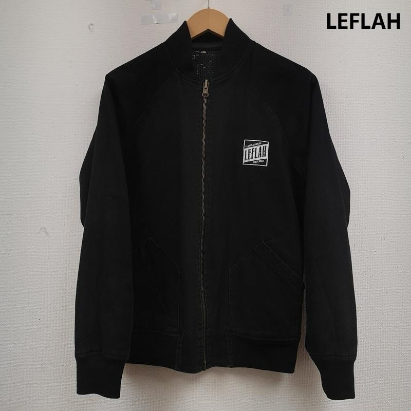 レフラー LEFLAH ジャケット、上着 ジャンパー、ブルゾン メッシュ 迷彩 カモ 総柄 リバーシブル 2WAY フルジップ 黒 / ブラック / black メンズ USED 古着 中古 50164237