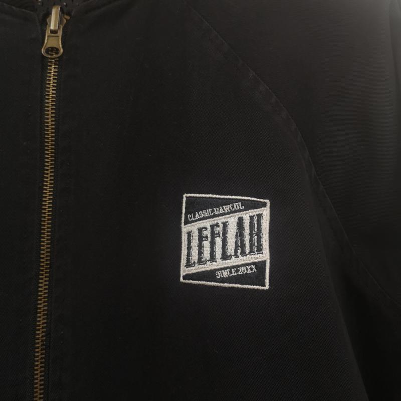 レフラー LEFLAH ジャケット、上着 ジャンパー、ブルゾン メッシュ 迷彩 カモ 総柄 リバーシブル 2WAY フルジップ 黒 / ブラック / black メンズ USED 古着 中古 50164237