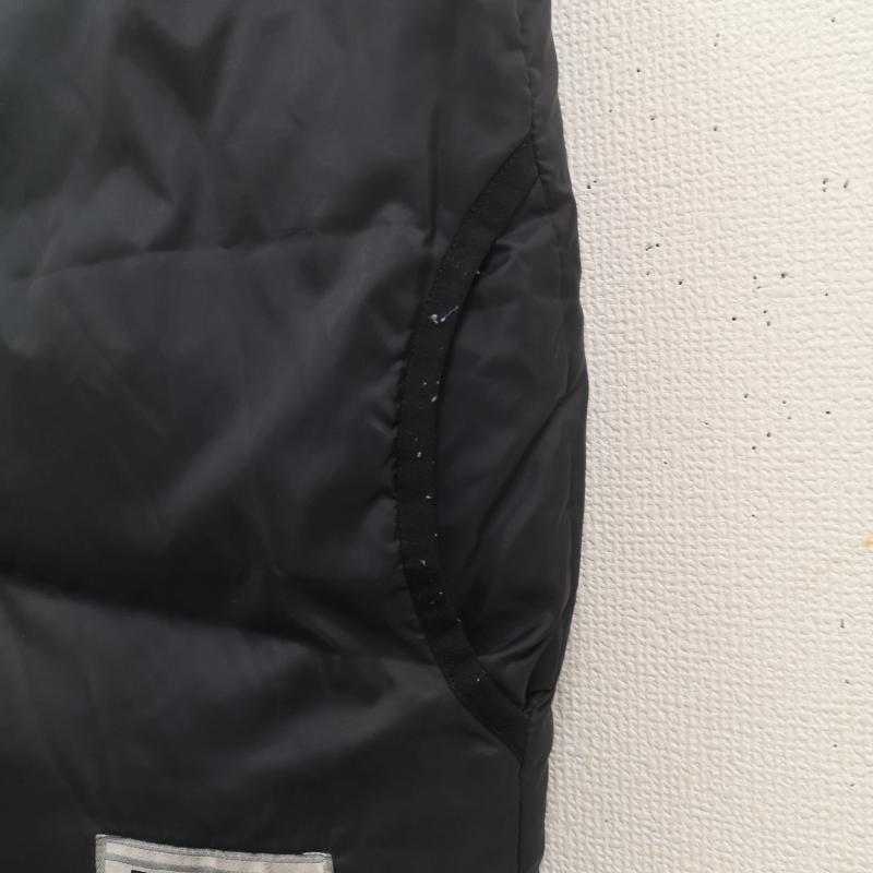 リーボック Reebok ベスト ベスト リバーシブル 2WAY 中綿 ロゴパッチ ドローコード M 黒 / ブラック / black メンズ USED 古着 中古 50164238