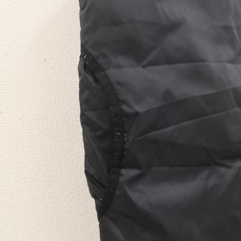 リーボック Reebok ベスト ベスト リバーシブル 2WAY 中綿 ロゴパッチ ドローコード M 黒 / ブラック / black メンズ USED 古着 中古 50164238