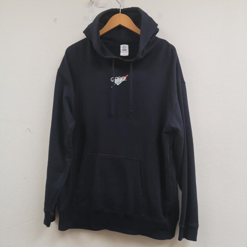 古着 USED パーカー 長袖 9090 ナインティナインティ レトロ ポップ プリント グラフィック プルオーバー XL 紺 / ネイビー / navy メンズ USED 古着 中古 50164240
