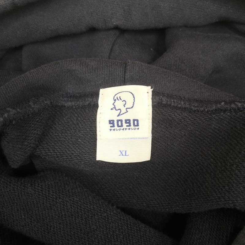 古着 USED パーカー 長袖 9090 ナインティナインティ レトロ ポップ プリント グラフィック プルオーバー XL 紺 / ネイビー / navy メンズ USED 古着 中古 50164240
