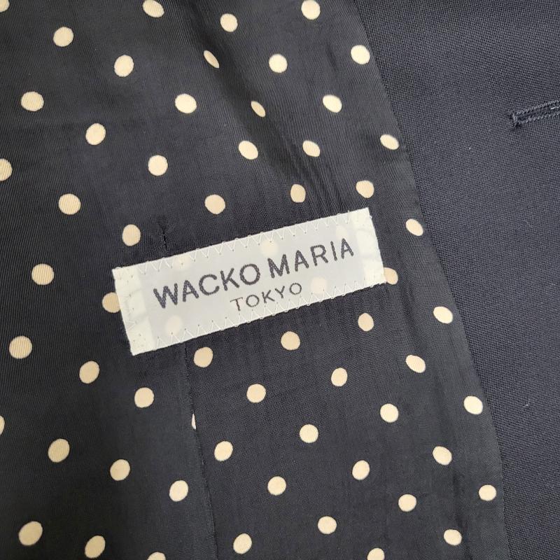 ワコマリア WACKO MARIA ベスト ベスト 09AW-VES-18 ドット柄 刺繍 ベスト ブラック L L 黒 / ブラック / black メンズ USED 古着 中古 50164241