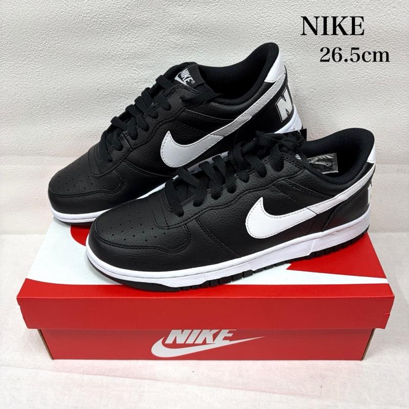 ナイキ NIKE スニーカー スニーカー BIGNIKE LOW クラシック ローカットスニーカー 355152-016 26.5cm ロゴ、文字 黒 / ブラック / black X 白 / ホワイト / white メンズ USED 古着 中古 50164247