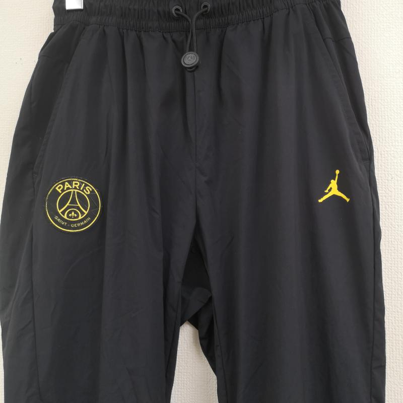 ナイキ NIKE パンツ ワークパンツ、ペインターパンツ PSG×JORDAN ジャンプマンロゴ ナイロン スナップボタン アジャスターボタン DV0618-010 S 黒 / ブラック / black メンズ USED 古着 中古 50164251