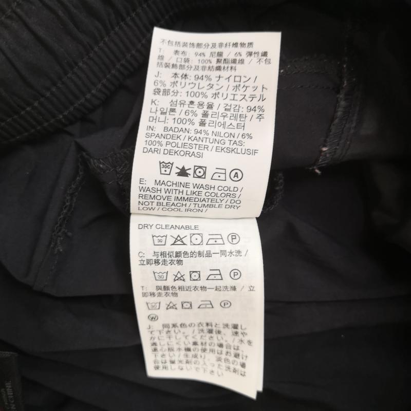 ナイキ NIKE パンツ ワークパンツ、ペインターパンツ PSG×JORDAN ジャンプマンロゴ ナイロン スナップボタン アジャスターボタン DV0618-010 S 黒 / ブラック / black メンズ USED 古着 中古 50164251