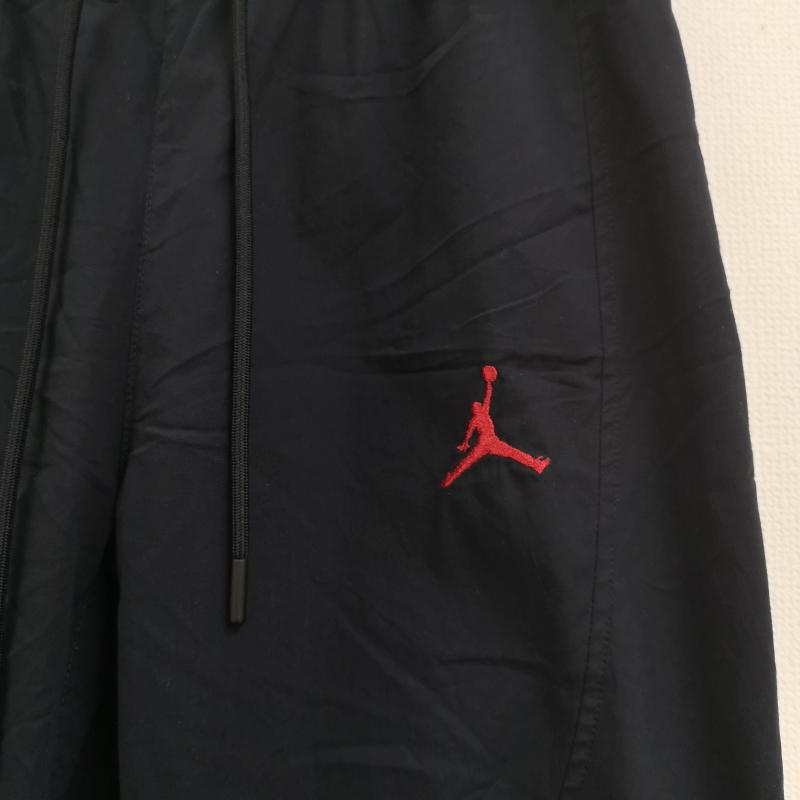 ナイキ NIKE パンツ ワークパンツ、ペインターパンツ ジャンプマン Flight ロゴ 刺繡 ドローコード DA9835-010 M 黒 / ブラック / black メンズ USED 古着 中古 50164252