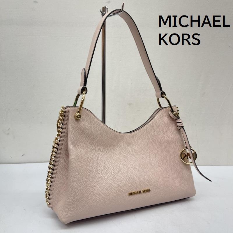 マイケルコース MICHAEL KORS ショルダーバッグ ショルダーバッグ JOAN EW ショルダーバッグ ハンド バッグ パウダーブラッシュ 35H1GV9L6L 桃 / ピンク / pink レディース USED 古着 中古 50164253