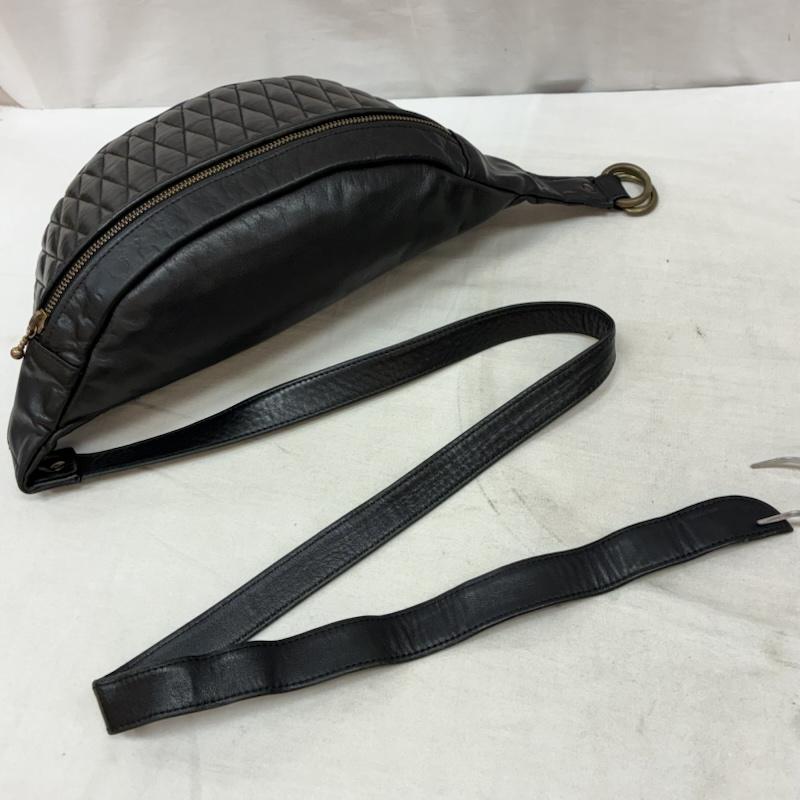 バックドロップ BACKDROP ウエストバッグ ウエストバッグ DIA Waist Bag ダイヤモンド ステッチ レザー ウエストバッグ 真鍮パーツ - メンズ USED 古着 中古 50164258