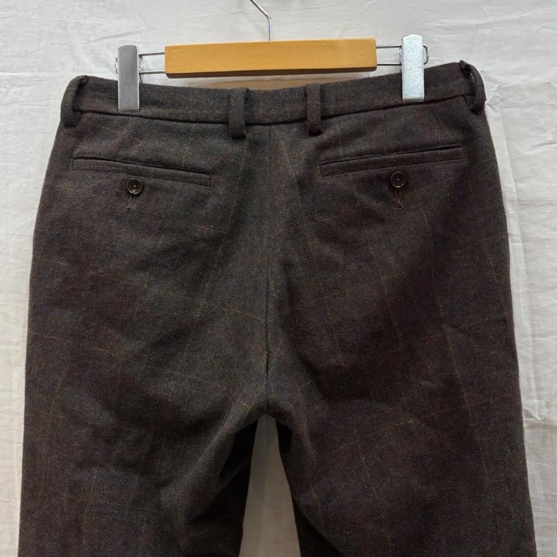 グランマママドーター GRANDMA MAMA DAUGHTER ボトムス ボトムス ウール チェック ノータック スラックス パンツ LOT-GP183 2 チェック レディース USED 古着 中古 50164268