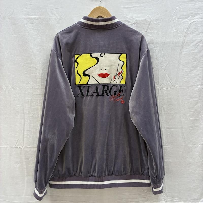 エクストララージ XLARGE ジャケット、上着 ジャンパー、ブルゾン ベロア調 グラフィック 刺繍 スカジャン 01201505 XL メンズ USED 古着 中古 50164273