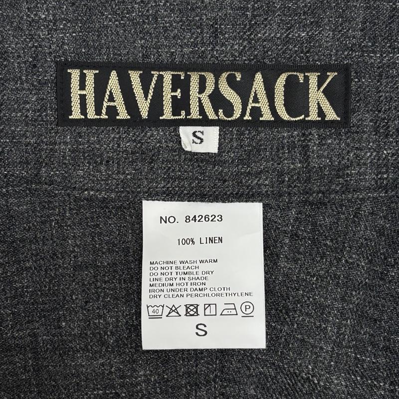 ハバーザック HAVERSACK ベスト ベスト 842623 トップリネンサージ ワーク ベスト S 灰 / グレー / gray メンズ USED 古着 中古 50164274