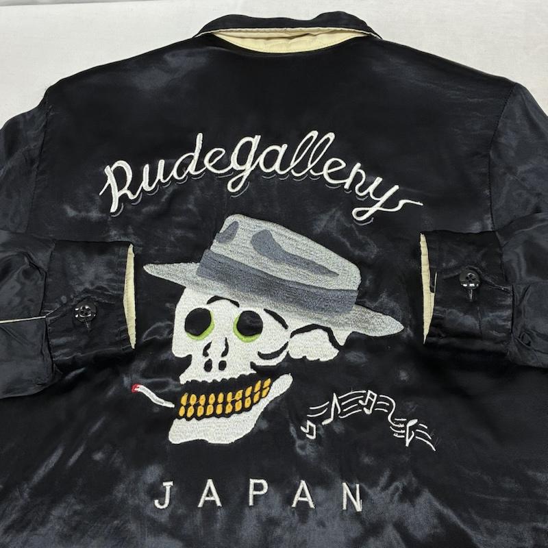 ルードギャラリー RUDE GALLERY ジャケット、上着 ジャンパー、ブルゾン スモーキング スカル マリア 刺繍 リバーシブル 中綿 キルティング レーヨン スカジャン 2 メンズ USED 古着 中古 50164279