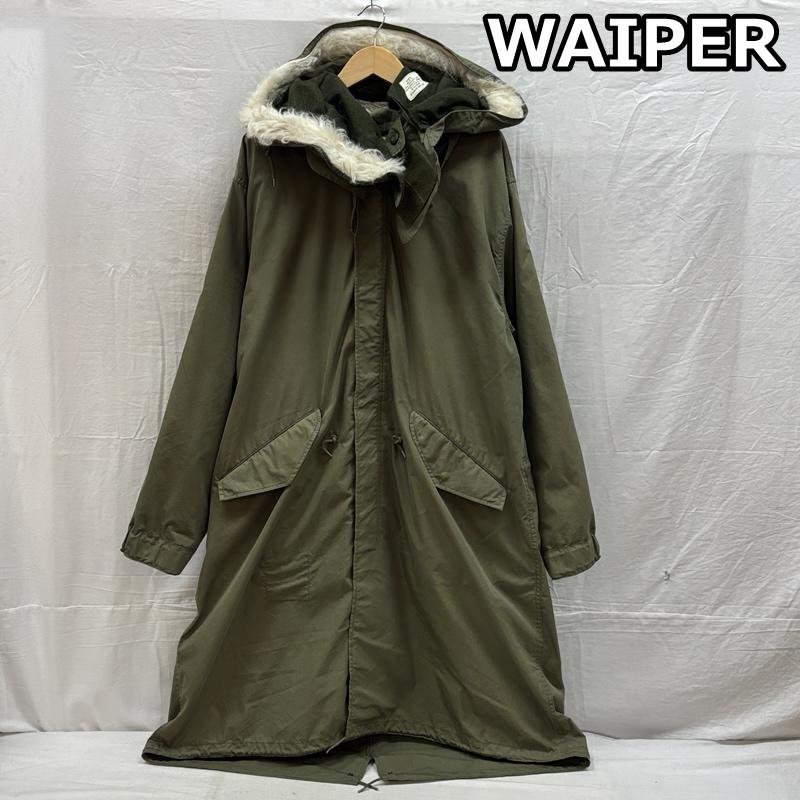古着 USED コート コート一般 WAIPER ワイパー DSA-22 M-65 PARKA ミリタリー モッズ コート フード ライナー付 XL メンズ USED 古着 中古 50164284