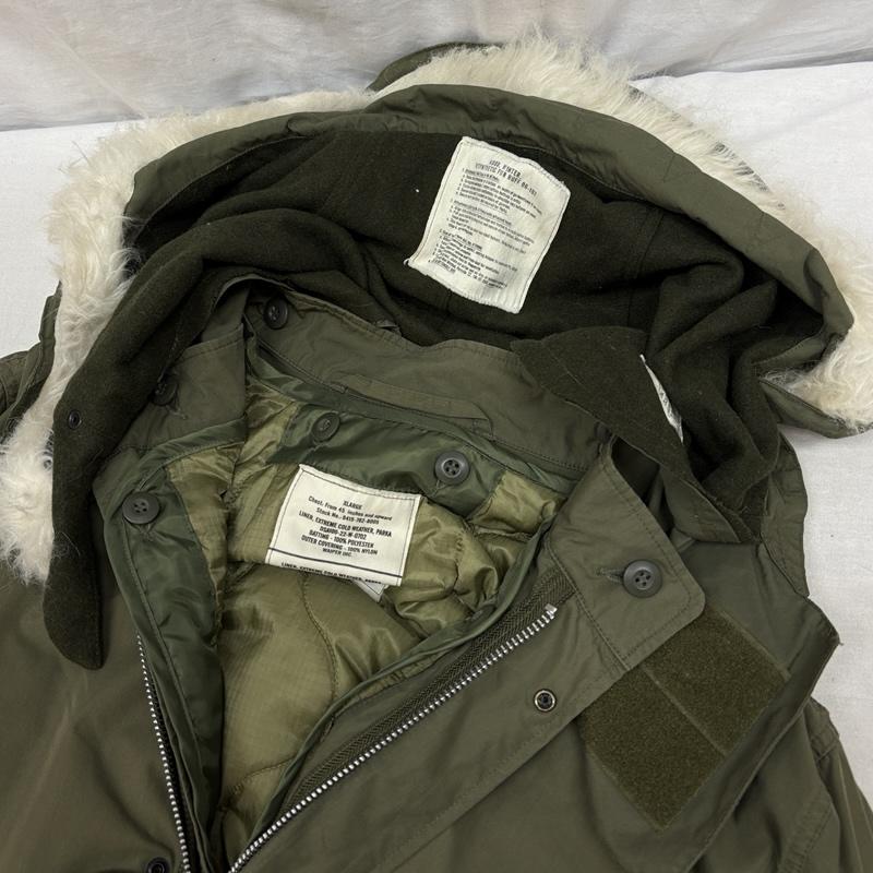 古着 USED コート コート一般 WAIPER ワイパー DSA-22 M-65 PARKA ミリタリー モッズ コート フード ライナー付 XL メンズ USED 古着 中古 50164284