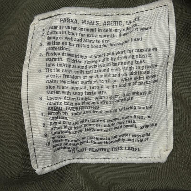 古着 USED コート コート一般 WAIPER ワイパー DSA-22 M-65 PARKA ミリタリー モッズ コート フード ライナー付 XL メンズ USED 古着 中古 50164284