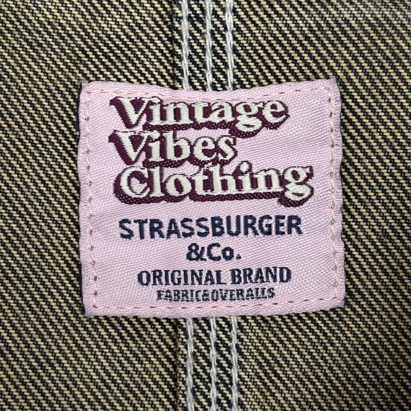 古着 USED ジャケット、上着 ジャンパー、ブルゾン STRASSBURGER＆CO ストラスバーガー デニム カバーオール ワーク ジャケット L メンズ USED 古着 中古 50164292