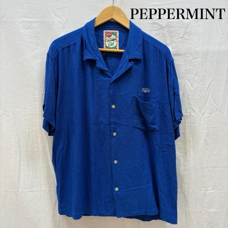 ヴィンテージ VINTAGE シャツ、ブラウス 半袖 PEPPERMINT ペパーミント レーヨン オープンカラー シャツ - メンズ USED 古着 中古 50164293