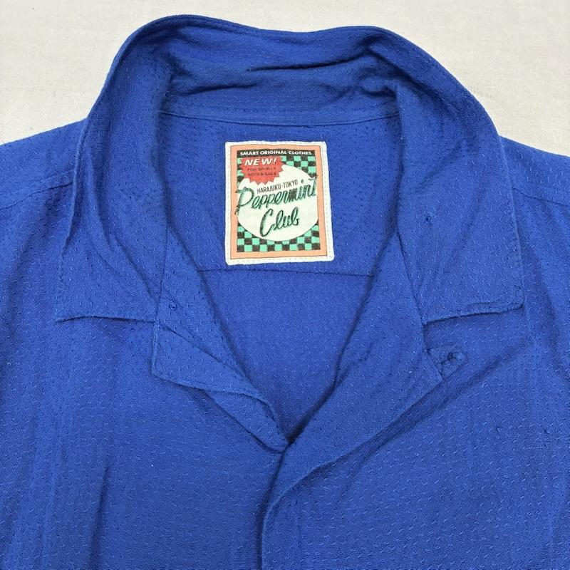 ヴィンテージ VINTAGE シャツ、ブラウス 半袖 PEPPERMINT ペパーミント レーヨン オープンカラー シャツ - メンズ USED 古着 中古 50164293
