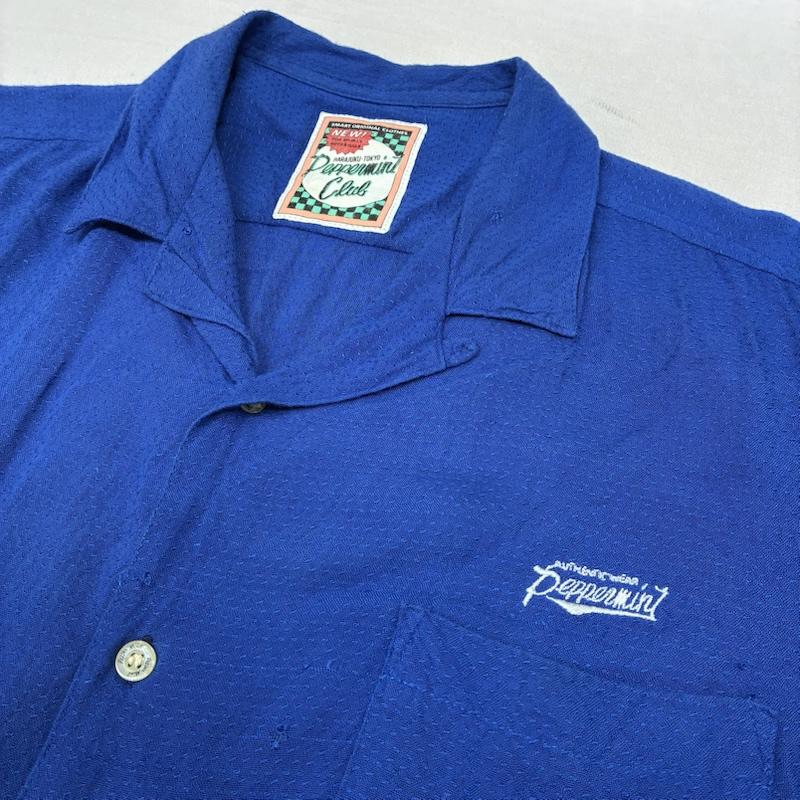 ヴィンテージ VINTAGE シャツ、ブラウス 半袖 PEPPERMINT ペパーミント レーヨン オープンカラー シャツ - メンズ USED 古着 中古 50164293