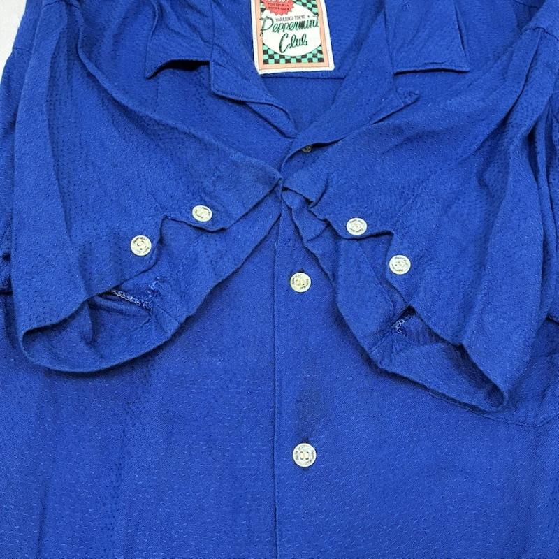 ヴィンテージ VINTAGE シャツ、ブラウス 半袖 PEPPERMINT ペパーミント レーヨン オープンカラー シャツ - メンズ USED 古着 中古 50164293