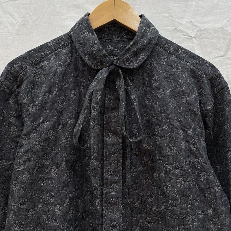 エンジニアードガーメンツ Engineered Garments シャツ、ブラウス 長袖 20AW フローラル ジャガード ラウンドカラー 長袖 シャツ Rounded Collar Jacquard XS メンズ USED 古着 中古 50164295