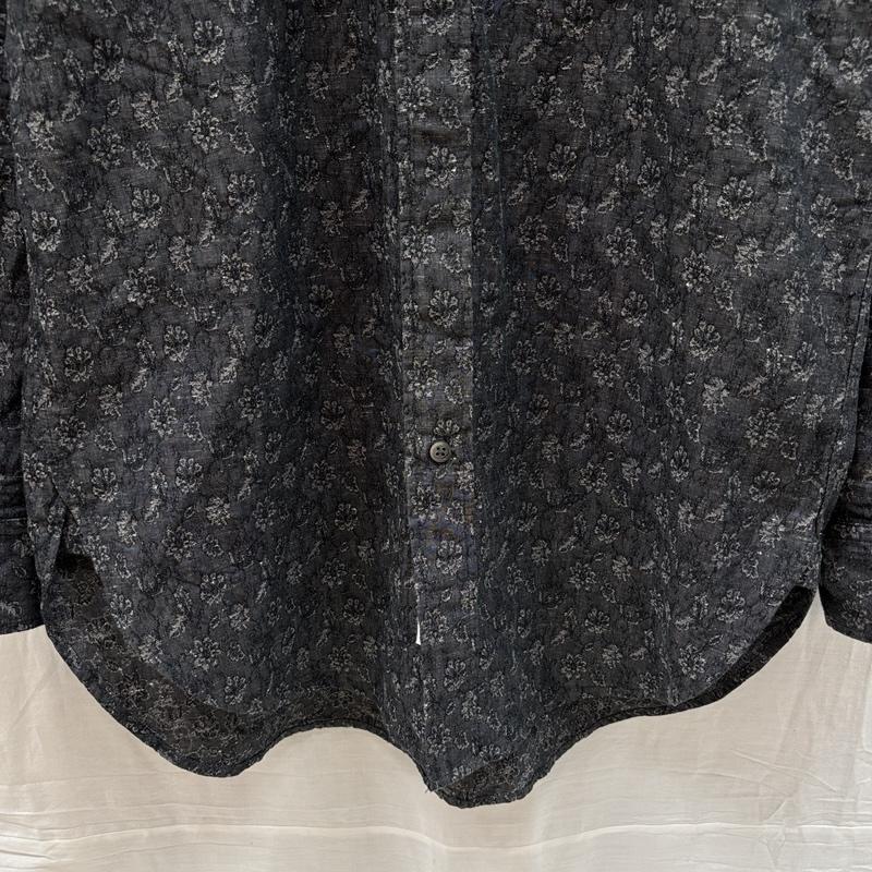 エンジニアードガーメンツ Engineered Garments シャツ、ブラウス 長袖 20AW フローラル ジャガード ラウンドカラー 長袖 シャツ Rounded Collar Jacquard XS メンズ USED 古着 中古 50164295