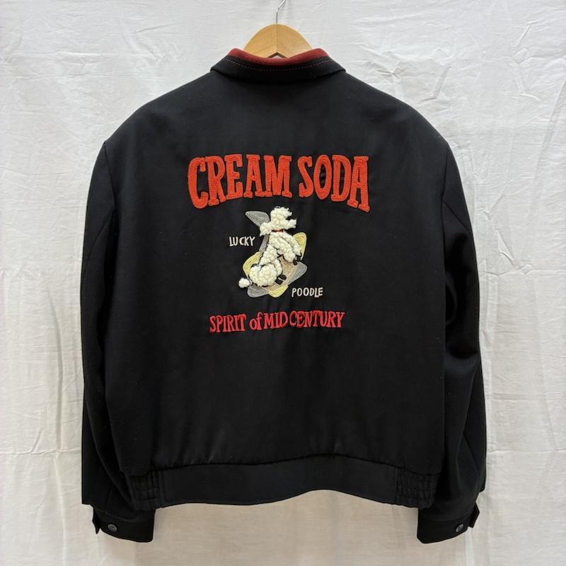 クリームソーダ CREAMSODA ジャケット、上着 ジャンパー、ブルゾン PINK DRAGON ピンクドラゴン レーヨン ジップアップ ブルゾン ロカビリー - メンズ USED 古着 中古 50164297