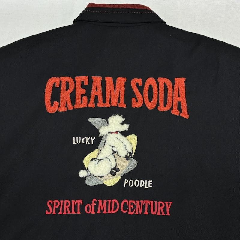 クリームソーダ CREAMSODA ジャケット、上着 ジャンパー、ブルゾン PINK DRAGON ピンクドラゴン レーヨン ジップアップ ブルゾン ロカビリー - メンズ USED 古着 中古 50164297