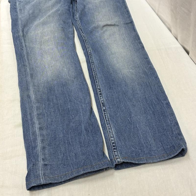 プラダ PRADA パンツ デニム、ジーンズ ストレッチ ストレート デニムパンツ ジッパーフライ ダメージ加工 GEP083 34インチ メンズ USED 古着 中古 50164306