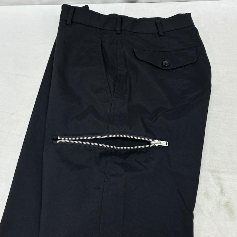 コムデギャルソンオム COMME des GARCONS HOMME ボトムス ボトムス 00s HP-04046S ジップ ギミック ラバープリント ナイロン スラックス アーカイブ S メンズ USED 古着 中古 50164308
