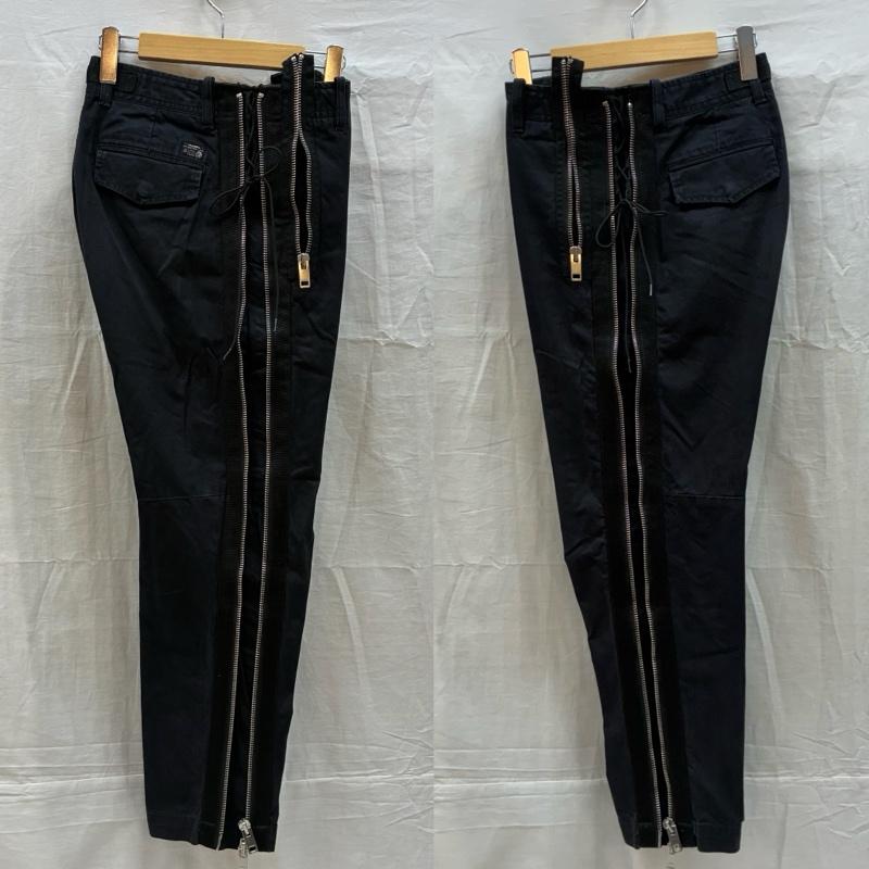 ディーゼル DIESEL ボトムス ボトムス ジップギミック サイド レースアップ コットン ミリタリー パンツ 28インチ メンズ USED 古着 中古 50164309