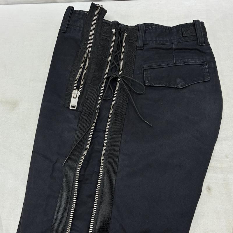 ディーゼル DIESEL ボトムス ボトムス ジップギミック サイド レースアップ コットン ミリタリー パンツ 28インチ メンズ USED 古着 中古 50164309